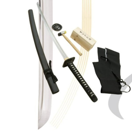 Katana forgé main MARUi (lame MARU) coffret complet