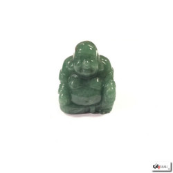 Bouddha HOTEi (Prospérité) en JAdE AVENTURiNE (h4cm)