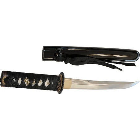 Tanto forgé main KONOhA (lame DAMAS) coffret en bois