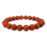 Bracelet perles en JASPE ROUGE 8mm