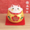 Culbuto Maneki neko doré BONhEUR (h5.5cm)