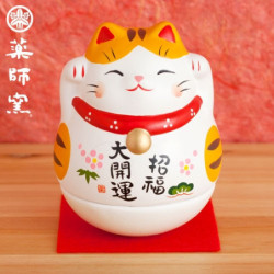 Culbuto Maneki neko TiGRé (h8.5cm)