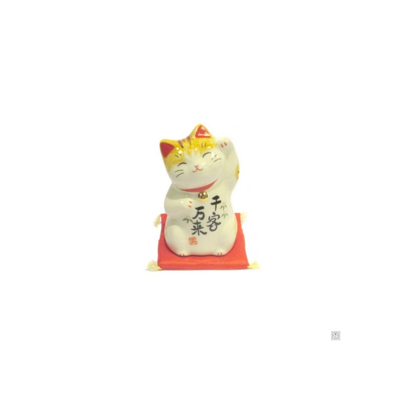 Maneki neko AMiTié en porcelaine japonaise (h7.5cm)