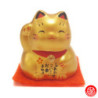 Maneki neko DAiFUKU en argile DORé (h3cm)