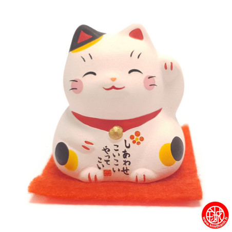 Maneki neko DAiFUKU en argile CALiCO  (h3cm)