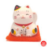 Maneki neko DAiFUKU en argile CALiCO  (h3cm)