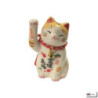 Maneki neko FORTUNE TORA en porcelaine japonaise (h7cm)