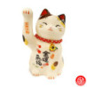 Maneki neko GRANdE FORTUNE MiKé en porcelaine japonaise (h12cm)