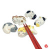 Porte-baguettes Maneki neko DéTENTE en porcelaine (L4 à 6cm)