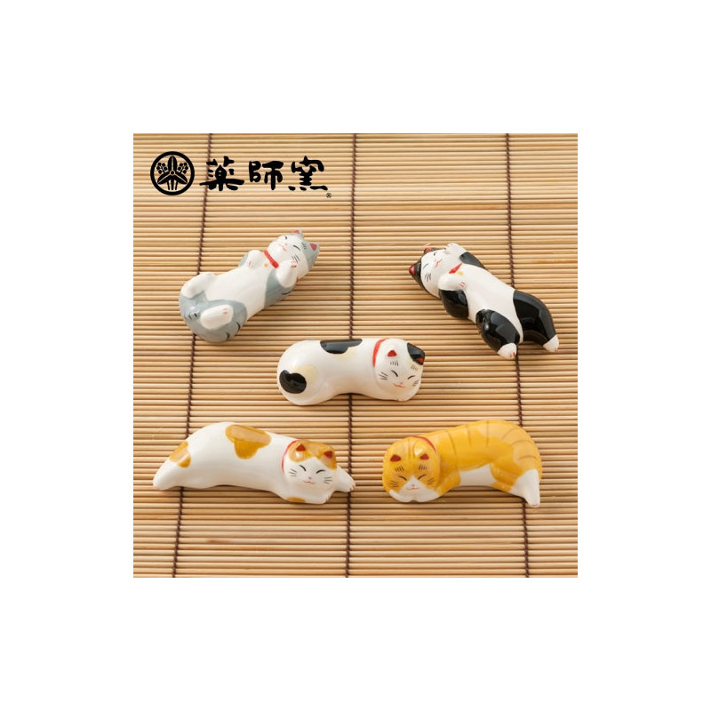 Porte-baguettes Maneki neko SiESTA en porcelaine (L6 à 8cm)