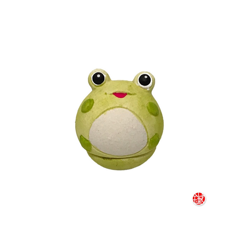 Culbuto boule MANMARU OKiAGARi grenouille KERO en céramique (h3.5cm)