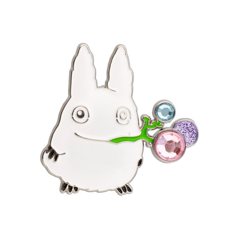 Broche Totoro blanc - Mon voisin Totoro© (h4.2cm)