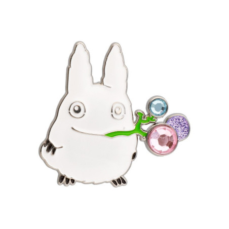 Broche Totoro blanc - Mon voisin Totoro© (h4.2cm)