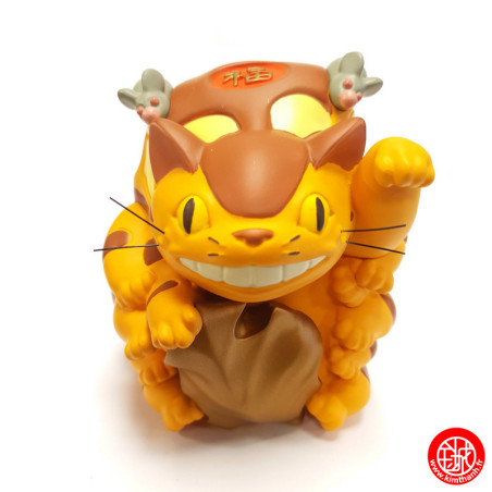 Chatbus "Bonheur" en résine - Mon voisin Totoro© (h11cm)