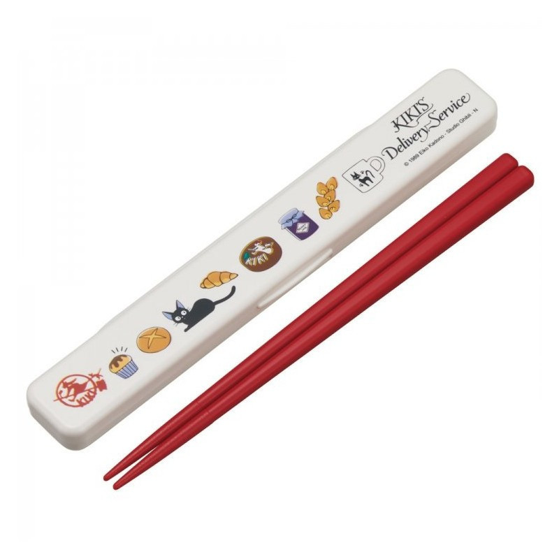 Etui et baguettes rouge KiKi la Petite Sorcière