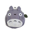 Grand porte-monnaie TOTORO en tissus gris L14cm - Mon voisin Totoro© (h15cm)