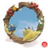 Miroir Totoro et guirlande de fleurs - Mon voisin Totoro© (h19cm)