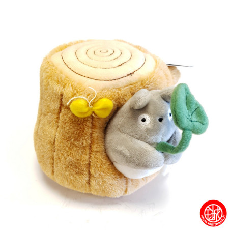 Peluche Totoro© dans tronc d'arbre - Mon voisin Totoro© (h10cm)