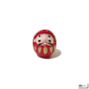 Daruma en papier mâché mini rouge (h4.5cm)