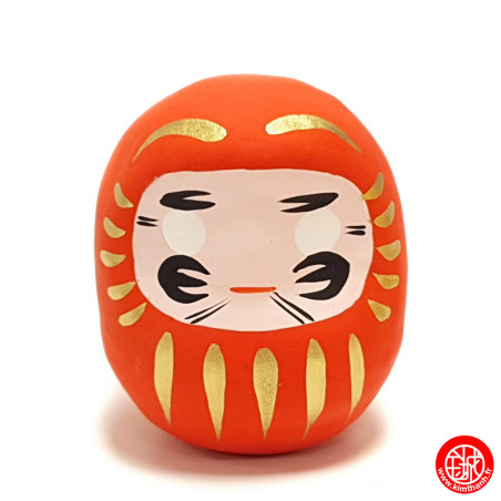 Daruma en papier mâché mini rouge (h5cm)