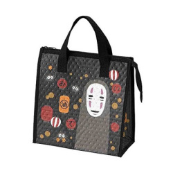 Sac à bento isotherme Sans visage lanternes  L26x27x12cm - Le voyage de Chihiro©