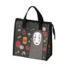 Sac à bento isotherme Sans visage lanternes  L26x27x12cm - Le voyage de Chihiro©