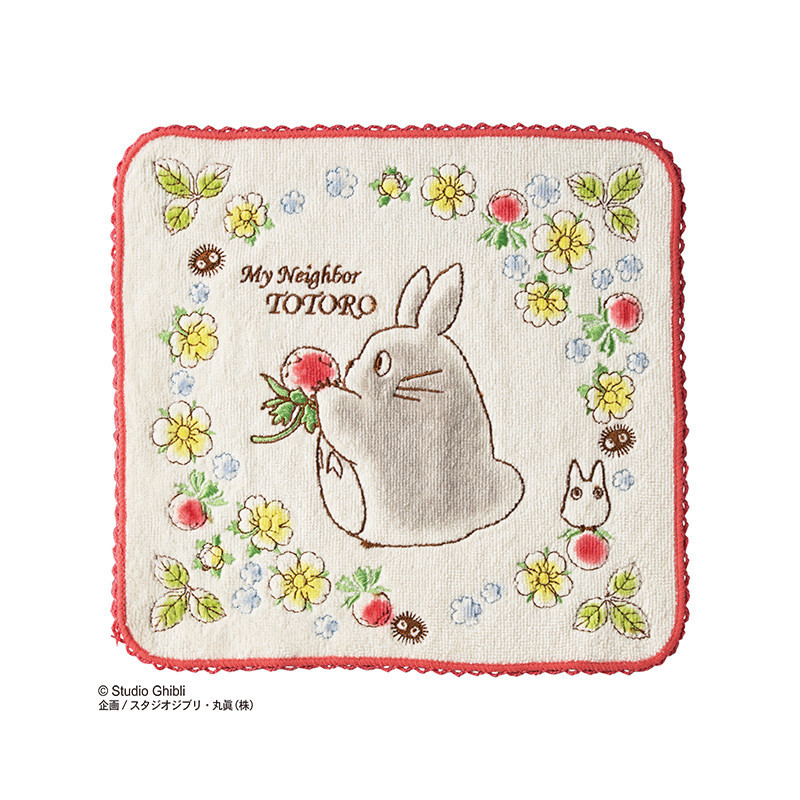 Serviette à main Totoro Fraises - Mon Voisin Totoro (26x26cm)