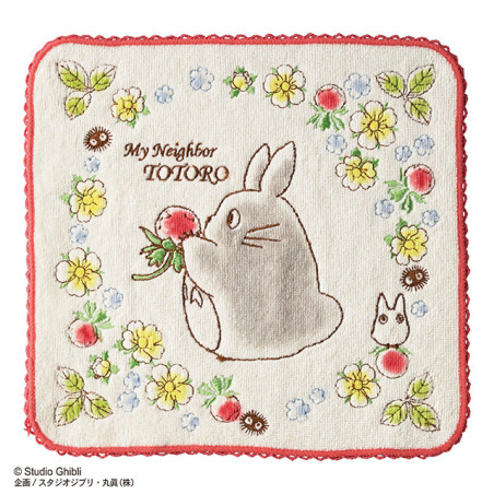 Serviette à main Totoro Fraises - Mon Voisin Totoro (26x26cm)