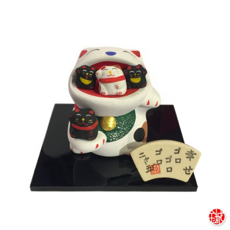 Famille chats GORONYANGO (h6.5cm)