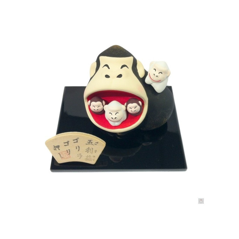 Famille gorilles GORiYAKU (h5cm)