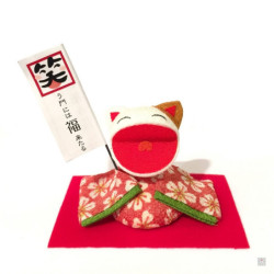 Furinkazan MANEKi NEKO en chirimen (h7cm)