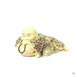 Moine endormi en ivoirine (L14cm)