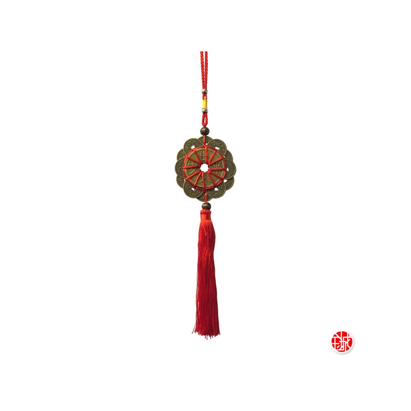 Amulette 14 pièces rond L9.5cm