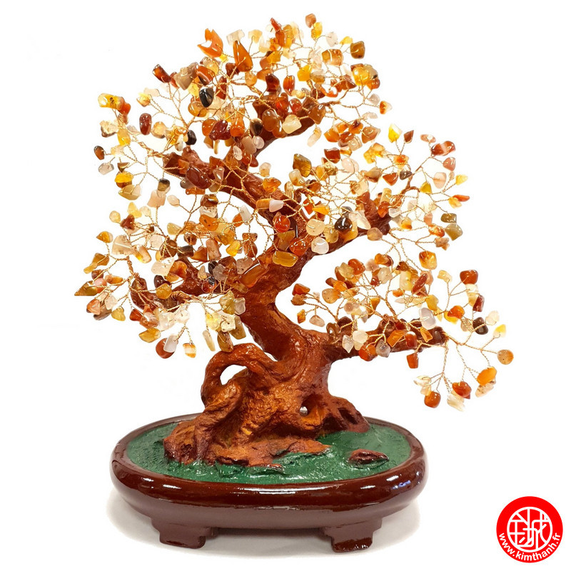 Arbre de Fortune en pierres (h25cm)