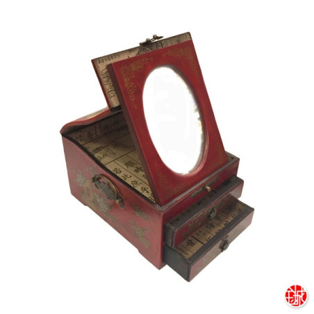 Boîte à bijoux avec miroir et 1 tiroir PERSONNAGES (L17xP21xh12cm)