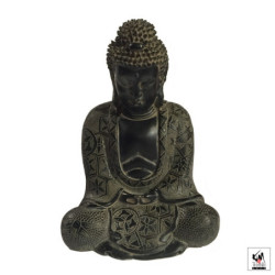 Bouddha de KAMAKURA (Amita) en résine antique (h15cm)