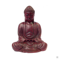 Bouddha de KAMAKURA (Amita) en résine marron (h11cm)