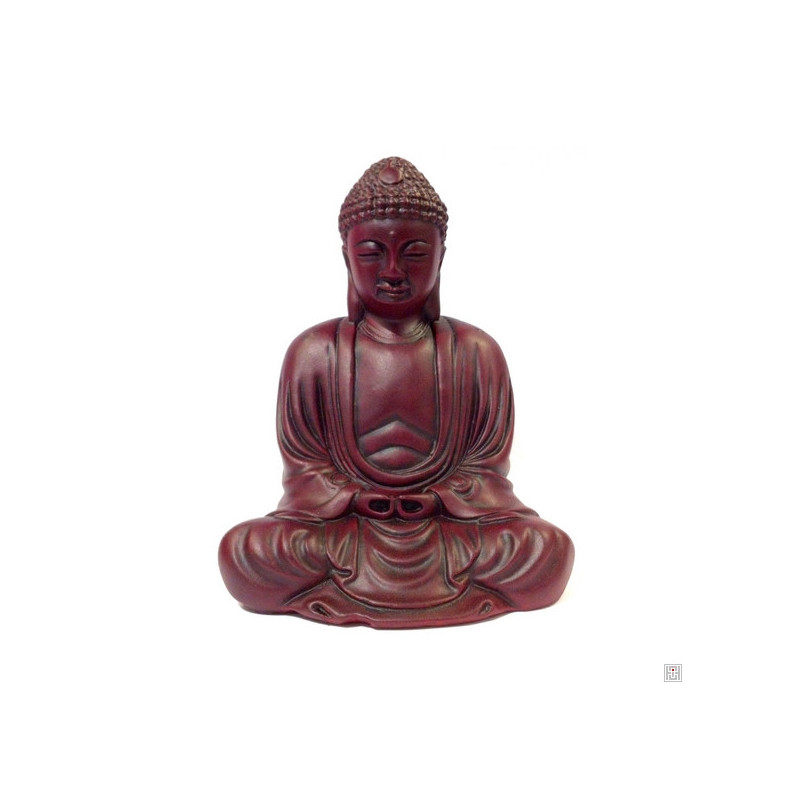 Bouddha de KAMAKURA (Amita) en résine marron (h11cm)