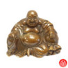 Bouddha de la prospérité Hotei assis en bronze L11.5cm