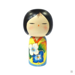 Kokeshi AZENOhANA (h13cm)