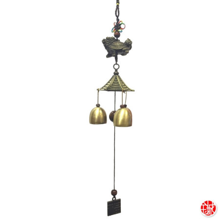 Carillon Pagode 3 cloches DRAGON (Réussite) h45cm
