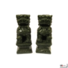 Chiens de Foo en jade (Protection) h15cm