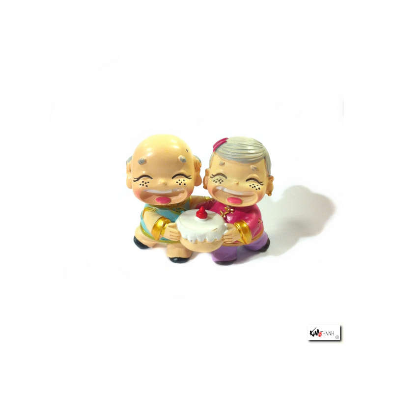 Couple papy-mamie GATEAU (h5cm)