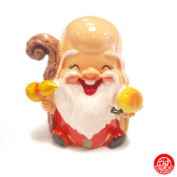 Dieu de la LONGéViTé kawaii en résine peint (h6cm)