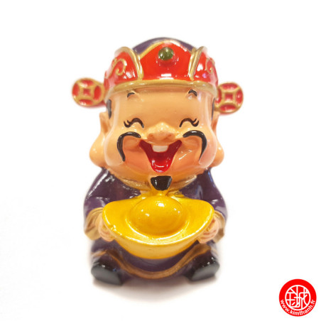 Dieu de la RiChESSE kawaii en résine peint (h6cm)