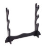 Support 3 sabres noir mat