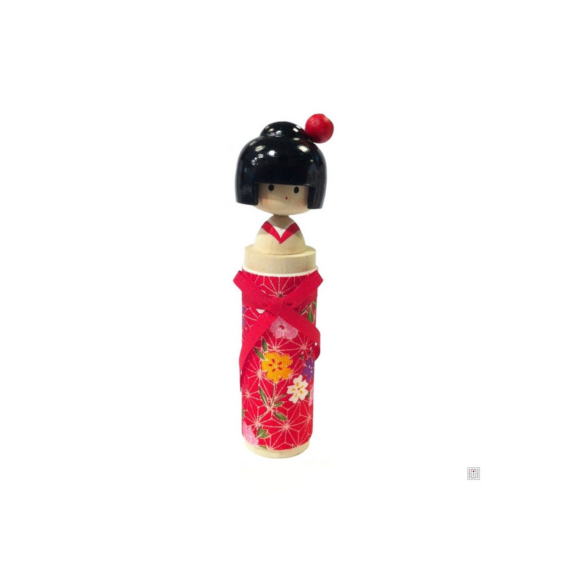 Kokeshi MESSAGE dOLL rouge (h14.5cm)