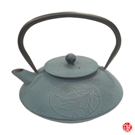 Théière en fonte chinoise PiN 0.80L bleu