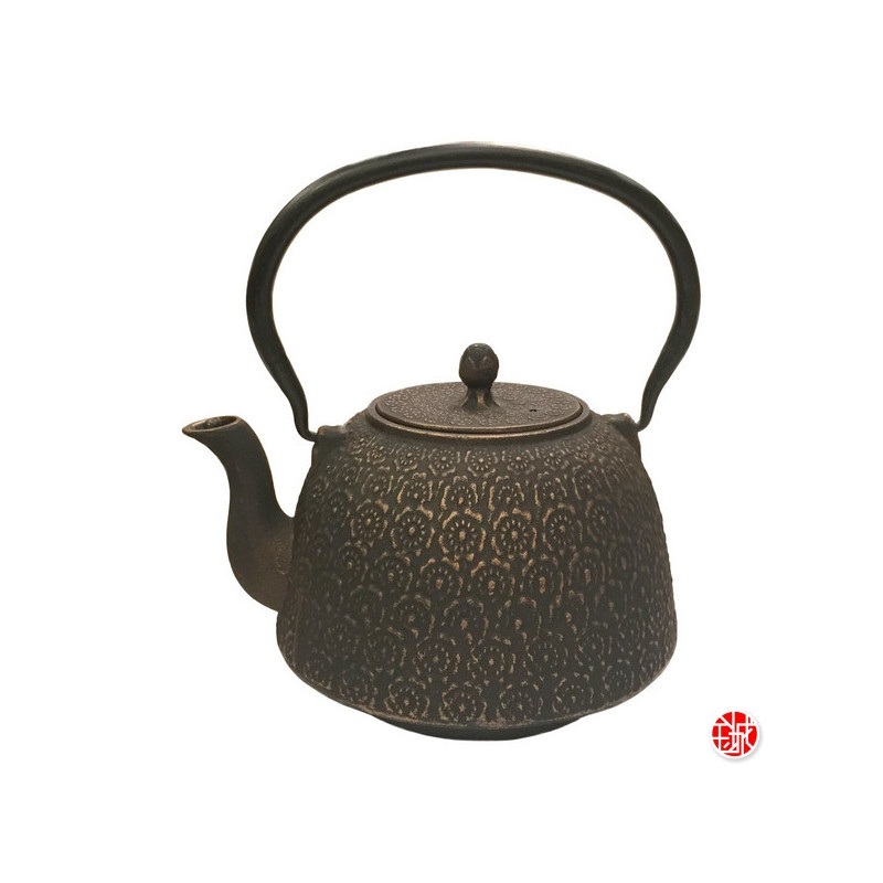 Théière en fonte chinoise SAKURA 1L bronze