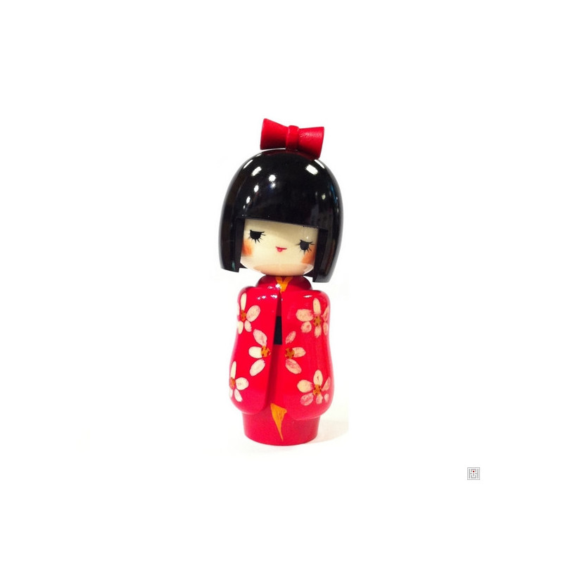 Kokeshi OTOMESOdE Red (h16cm)